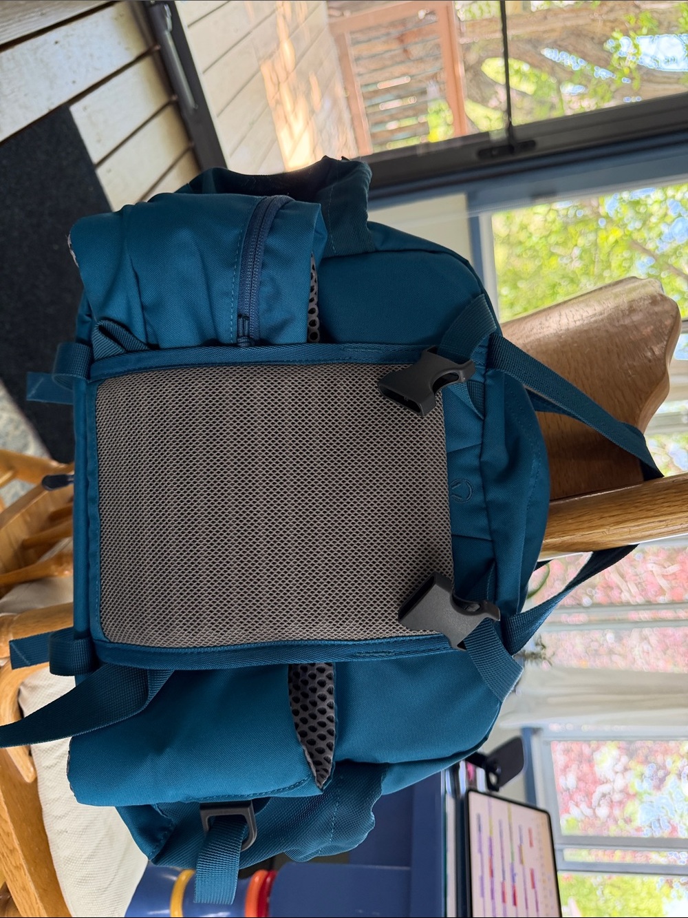 Blue lumbar Backpack - Picture 2 of 6